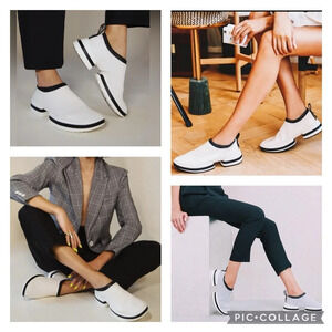 Stuart Weitzman 612 Dove Tail Blue Gray Suede leather sneakers Women’s size 8.5